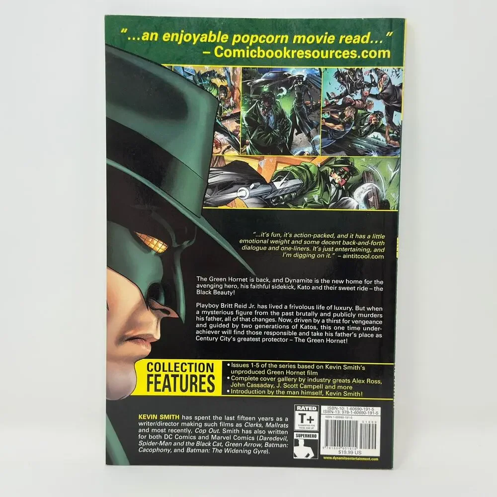 Green Hornet Vol 1 Sins of the Father Kevin Smith Trade Paperback TPB Dynamite